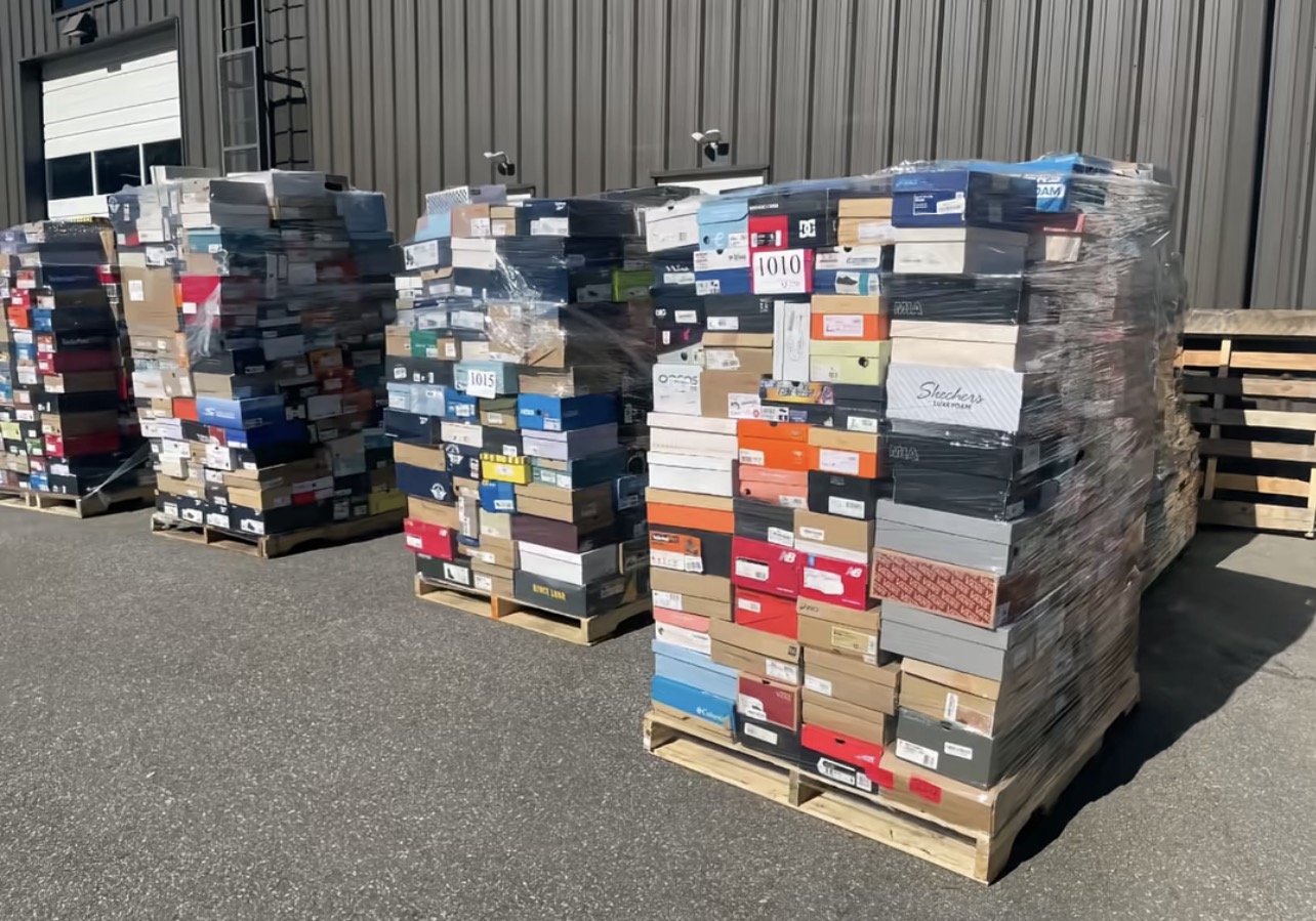 Mixed Brand Shoes Pallets